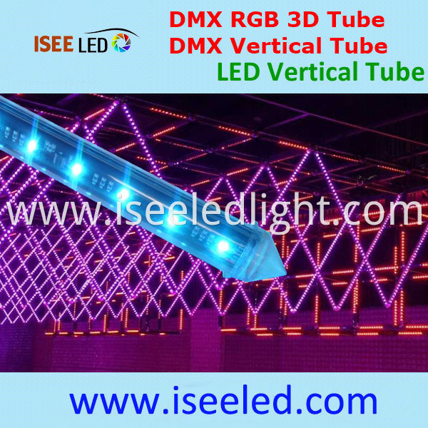 RGB DMX512 LED 3D Tube